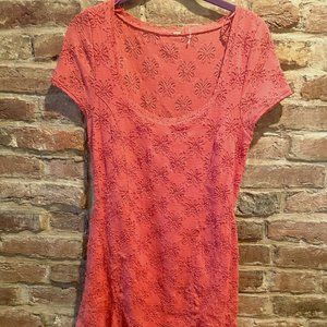 Barbie Core Coral Free People Dress Size Small